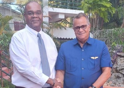 GNATA meeting with Guyana’s National Security Advisor, Mr. Gerald R Gouveia