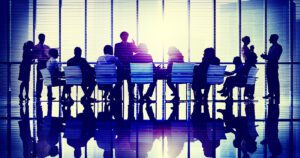 Business People around table